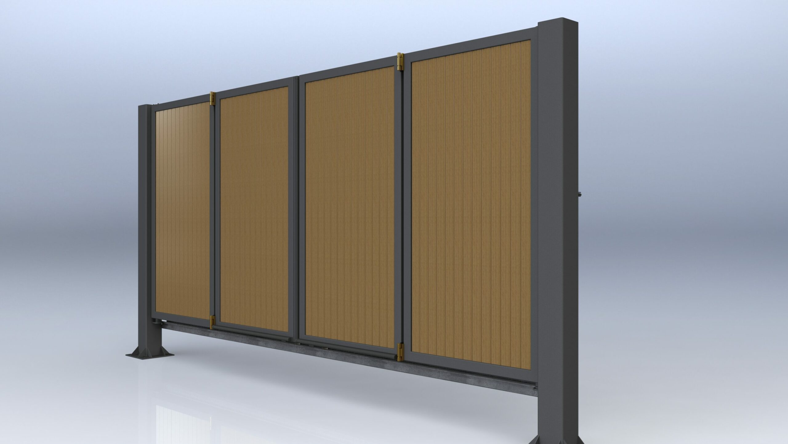 Rendering of automatic PVC gates
