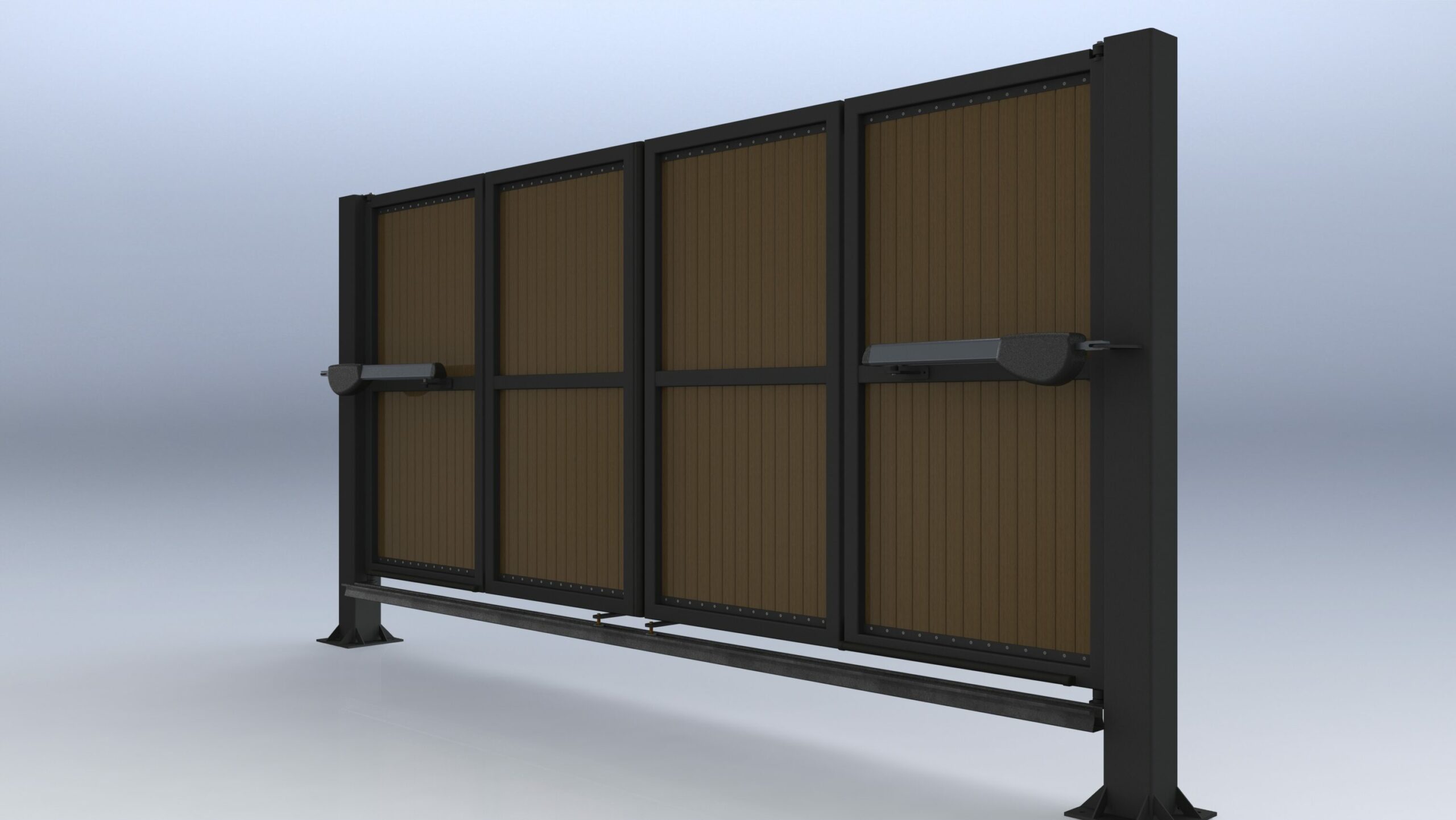 Rendering of automatic PVC gates