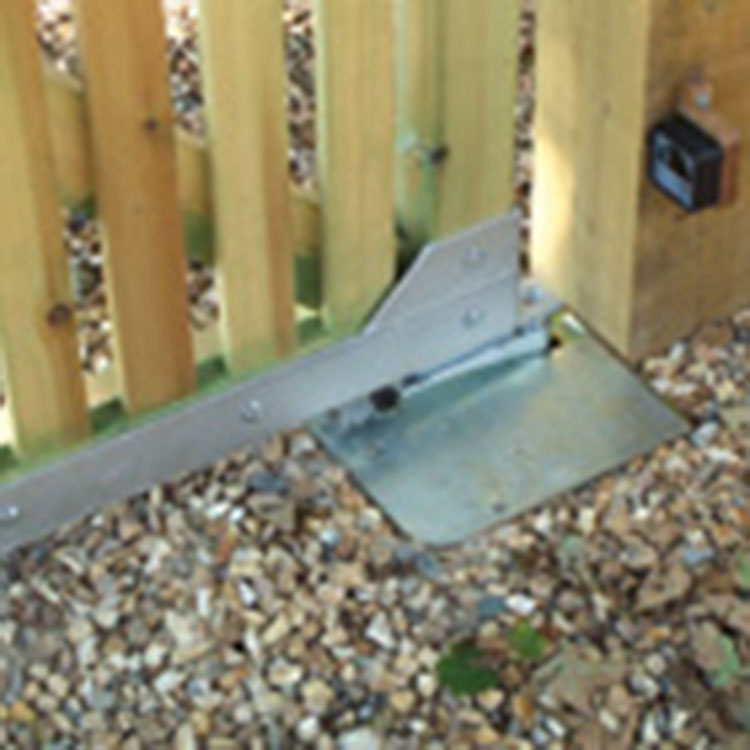 Automatic wooden gate control system