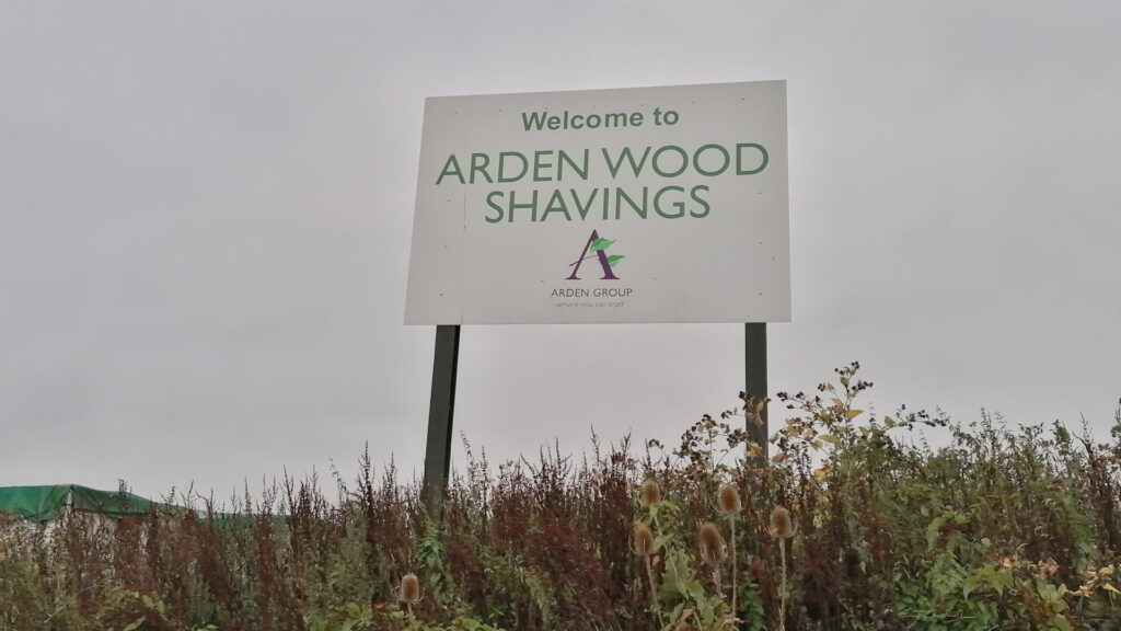 Photo of Arden Wood Shavings sign