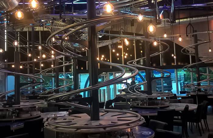 Photo of interior of Rollercoaster Restaurant at Alton Towers