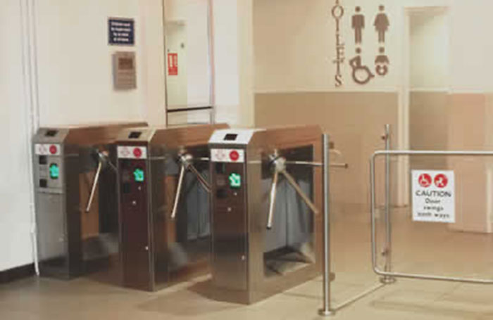Coin operated turnstiles