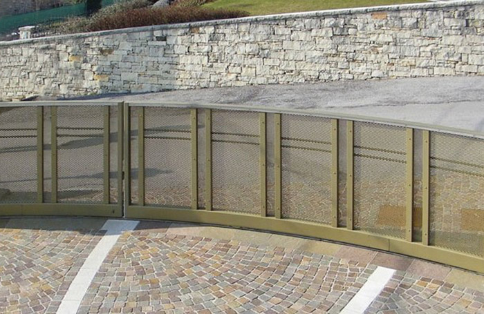 Photo of automatic curved gate
