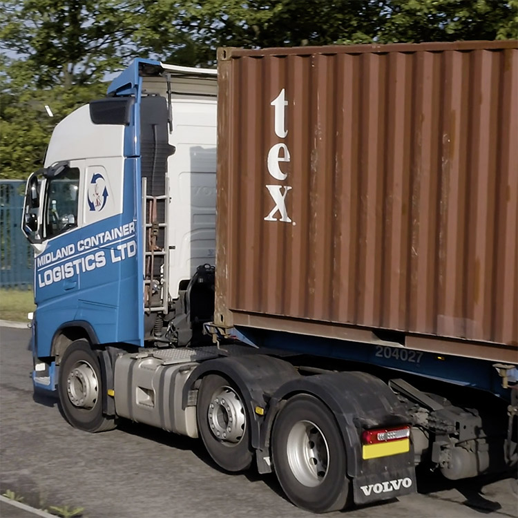 Photo of Midland Container Logistics container lorry