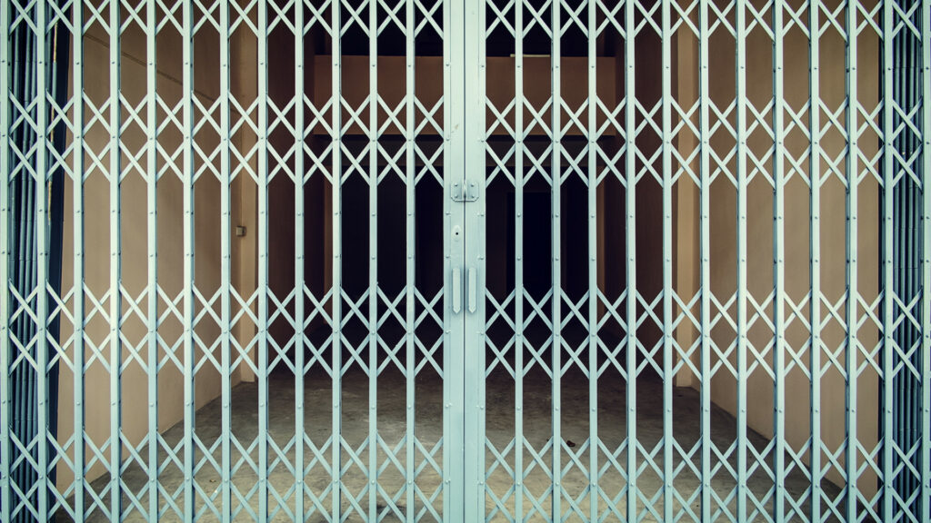 Internal entrance grille